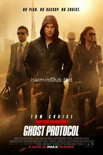 Mission Impossible 4 Ghost Protocol (2011) Movie Poster